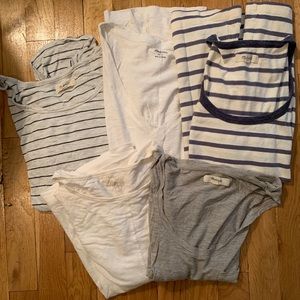 Madewell Basic Tees Bundle of 5